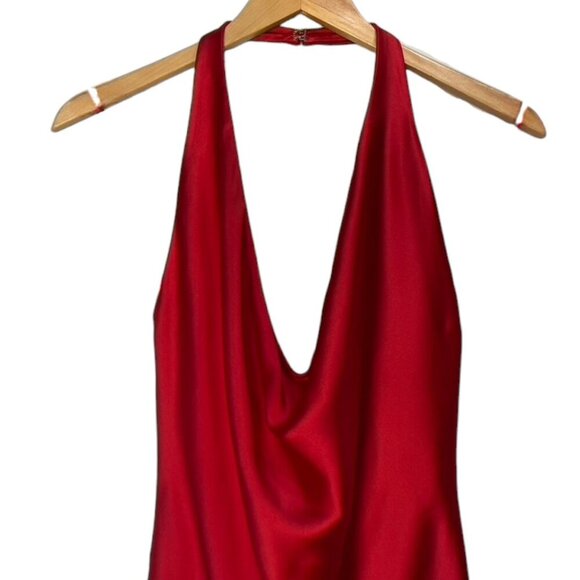 Mac Duggal Open Back Halter Dress - Picture 3 of 13